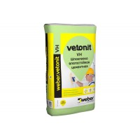 Шпатлевка финишная цементная Vetonit VH влагостойкая серая 20 кг